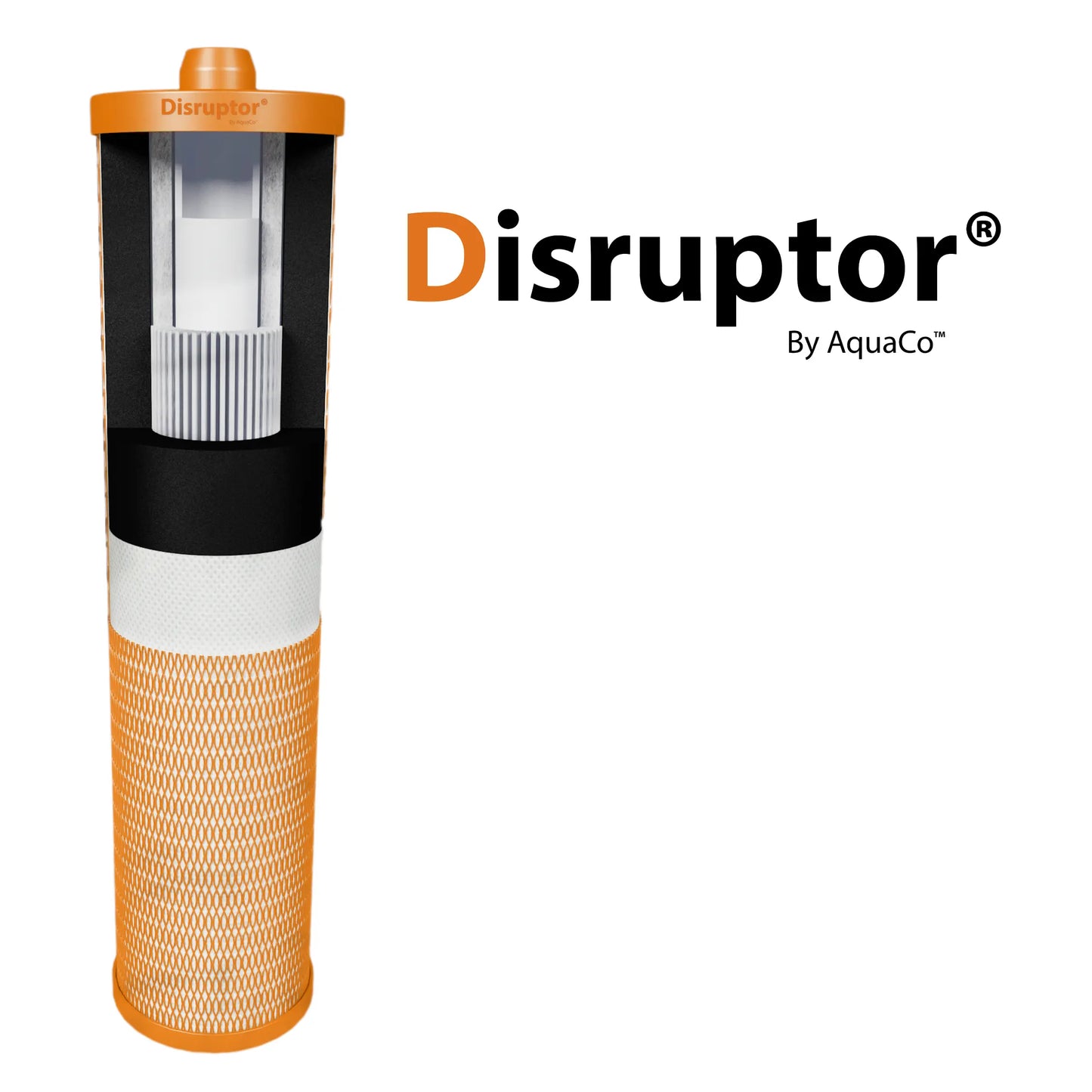 AquaCo 20" x 4.5" Disruptor® Replacement Filter Cartridge - Model: DIS-2045-WAWF