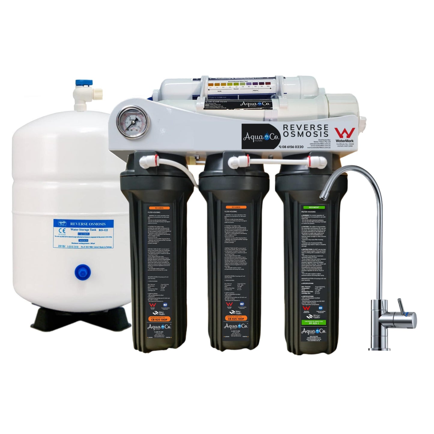 ROUSA 5 Stage Undersink Reverse Osmosis Drinking Water Filter System