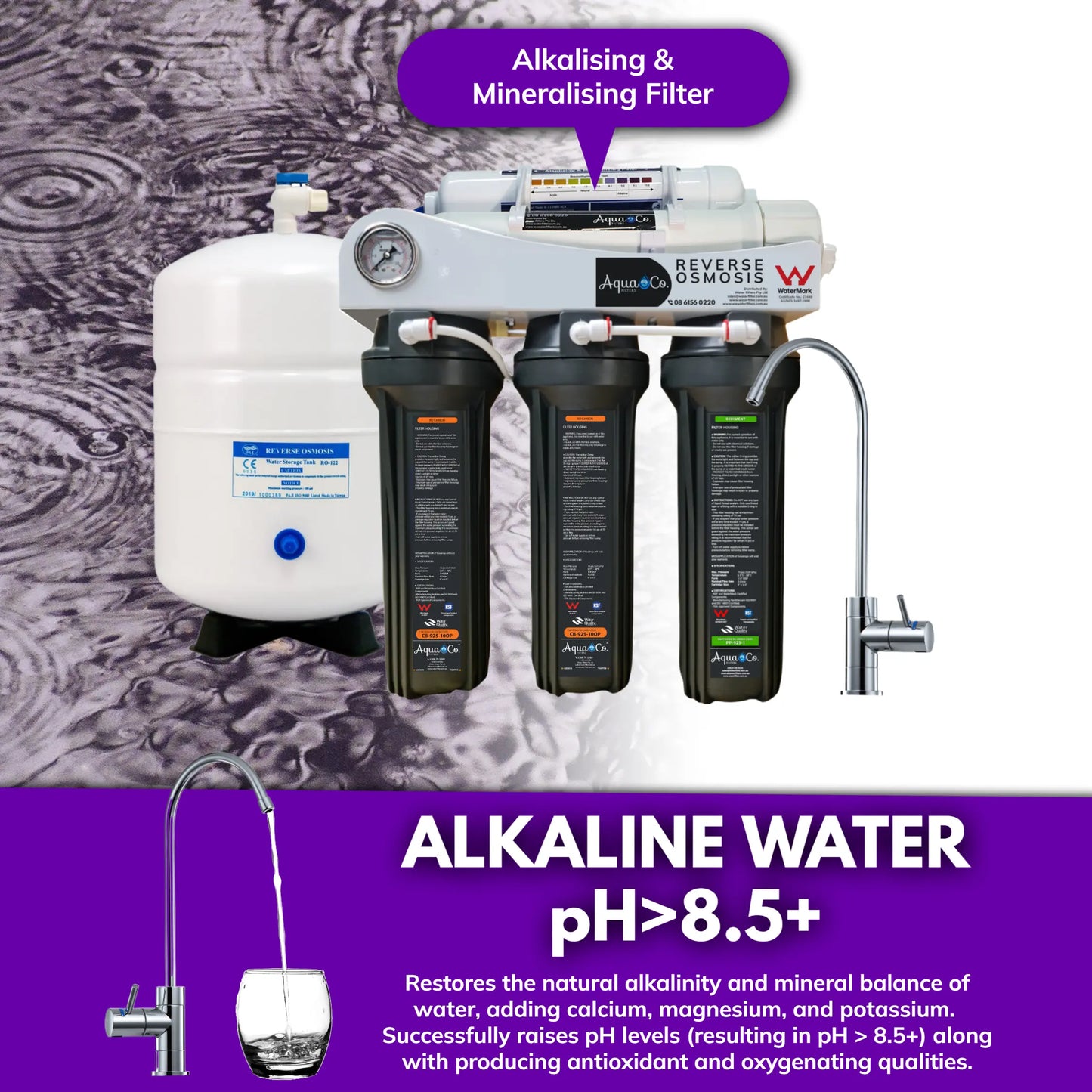 ROUSA 5 Stage Undersink Reverse Osmosis Drinking Water Filter System