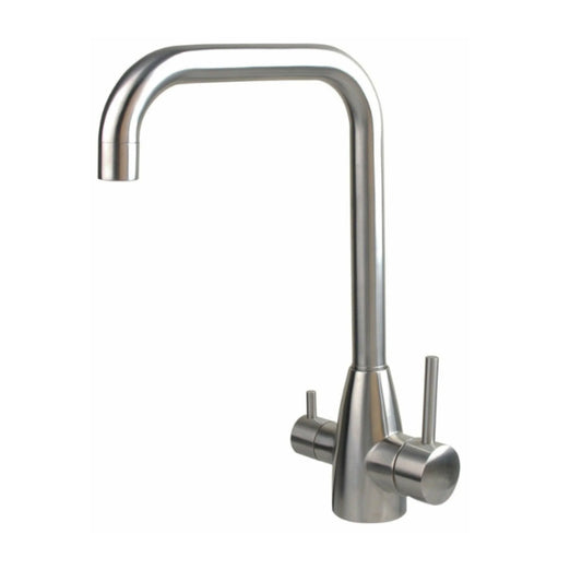 AquaCo Stainless Steel Petite 3-Way Mixer - Model: 3W-PET-SS