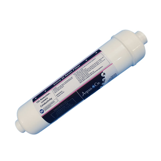 11" x 2.5" AquaCo Ion Exchange Resin Inline Filter