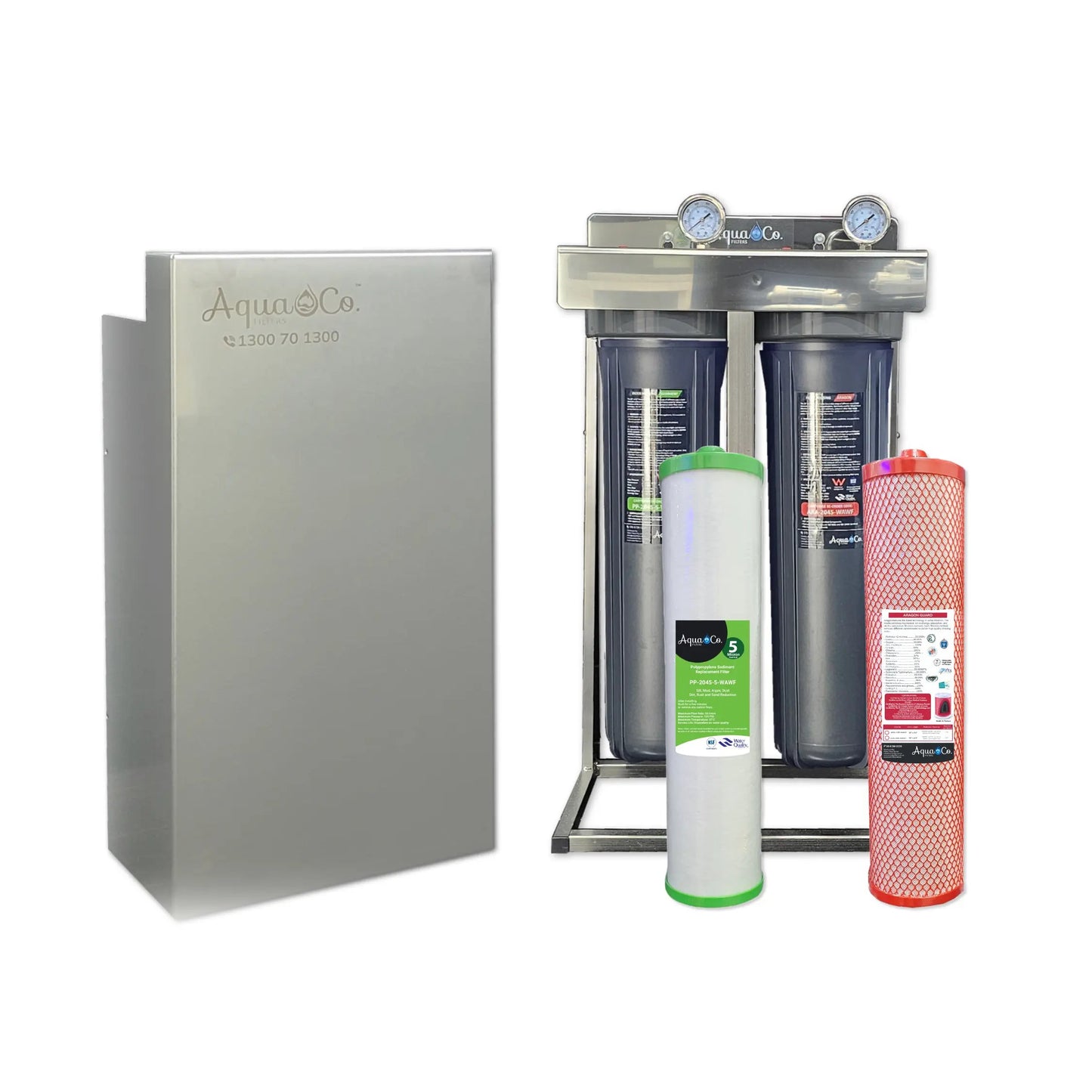 Premium Whole House Water Filter - Two Filtration Stages