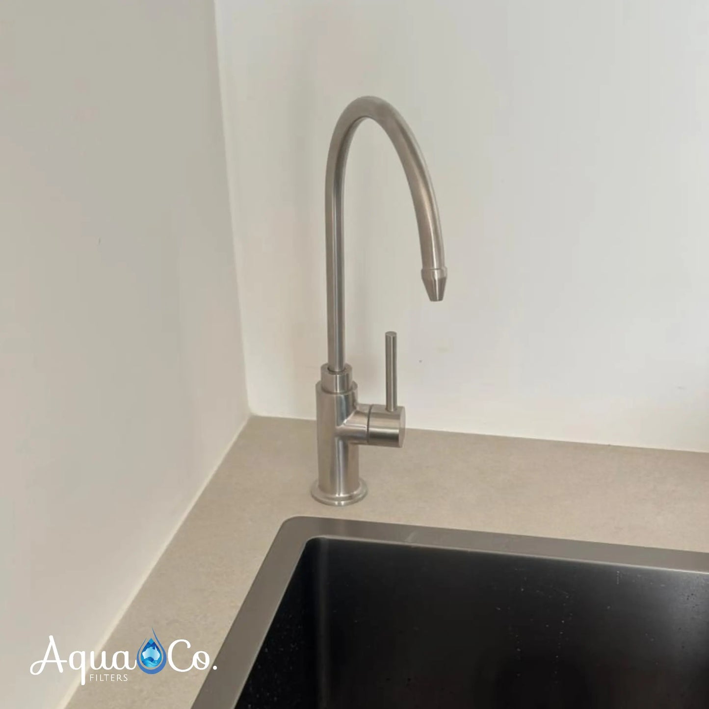 AquaCo Stainless Steel Water Filter Tap - Model: TAP-HL-SS