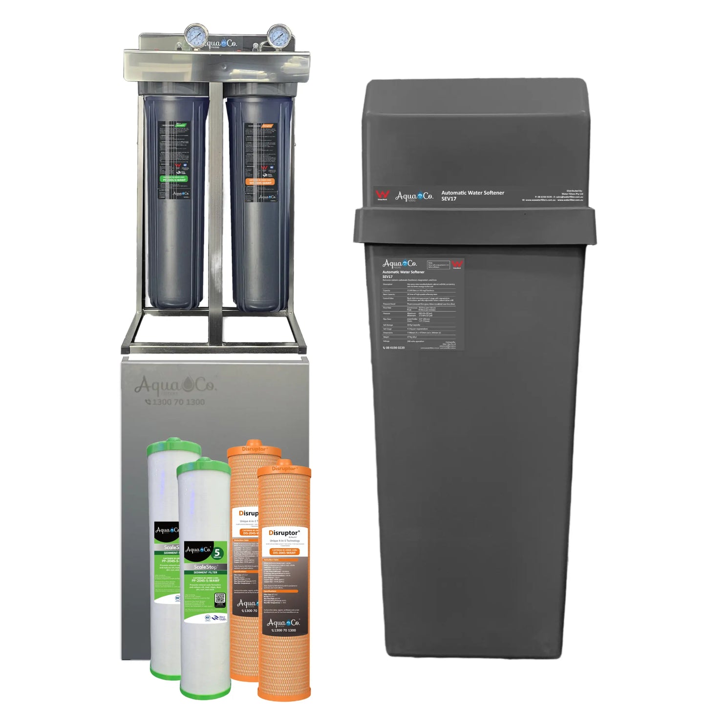 Water Softening Filter System SEV17 with Premium PFAS Pre-Filtration