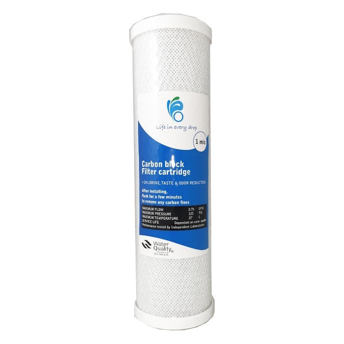 9" x 2.5" 5 Micron Carbon Block Cartridge