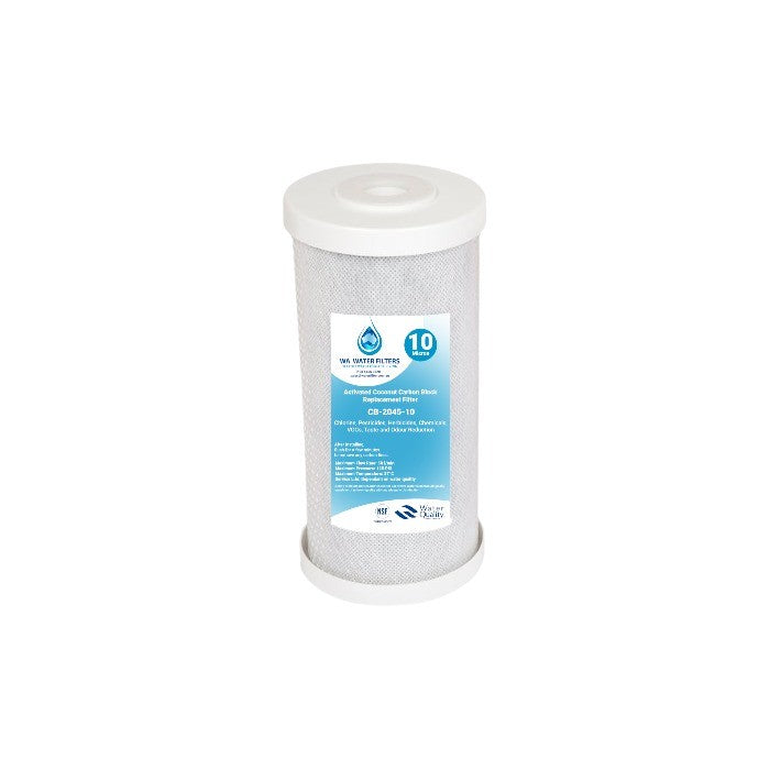 10" x 4.5" 10 Micron Carbon Block Cartridge