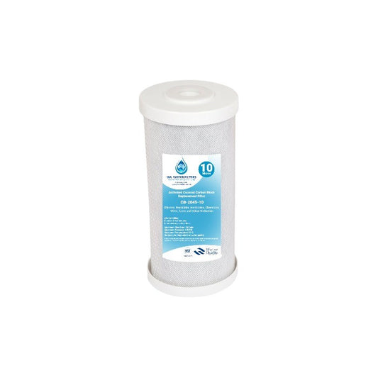 10" x 4.5" 10 Micron Carbon Block Cartridge