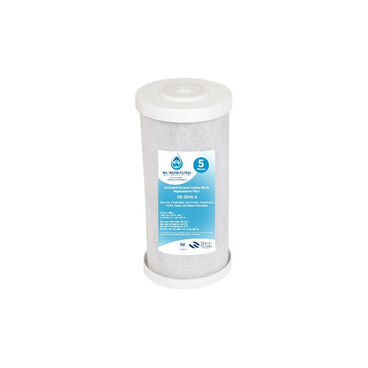10" x 4.5" 5 Micron Carbon Block Cartridge