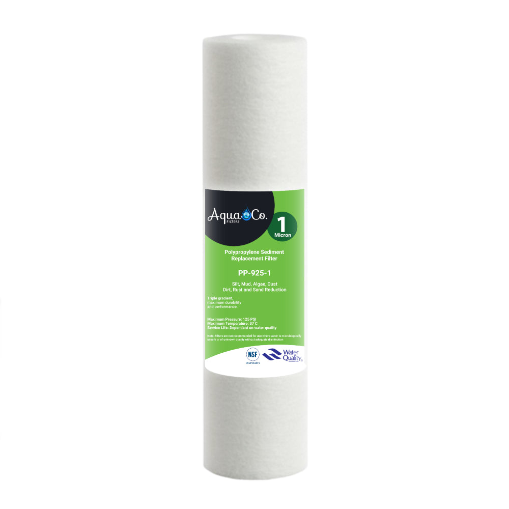 9" x 2.5" 1 Micron Polyspun Sediment Filter