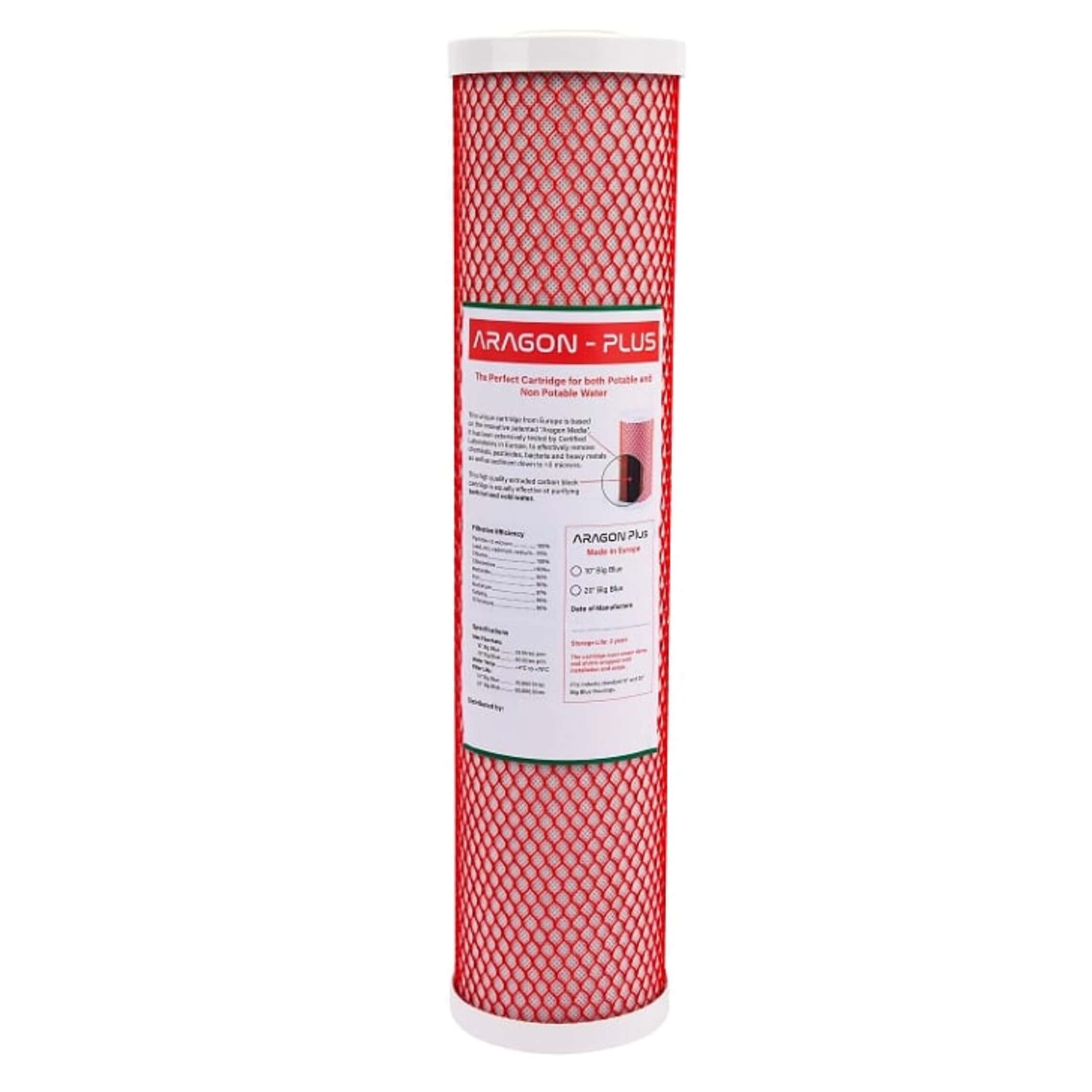 20 x 4.5 Aragon Ultrasafe Replacement Filter Cartridge – AquaCo Water  Filters