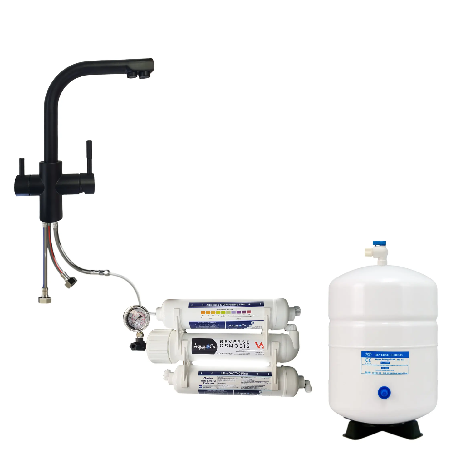 AquaCo ROCOMP Compact Reverse Osmosis System with 3 Way Mixer