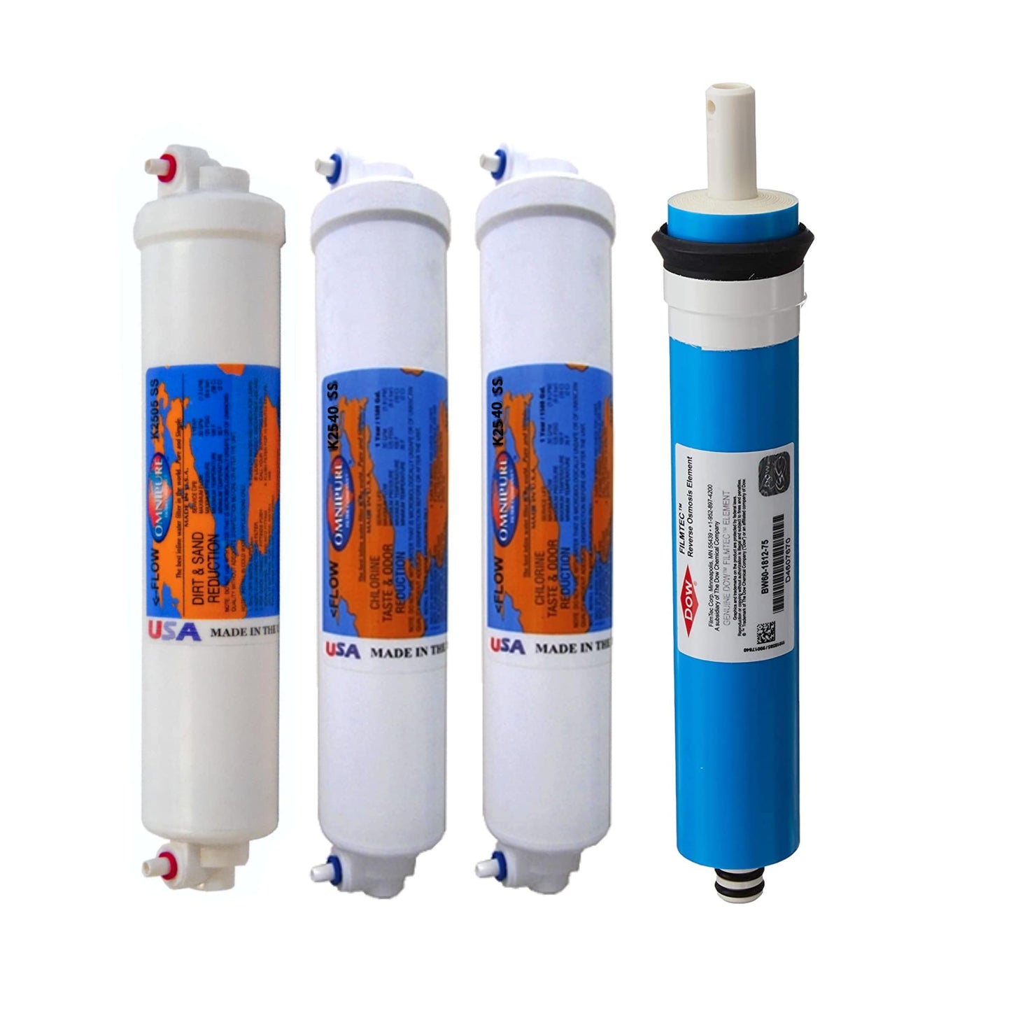 AquaCo Bundle Deal: ROIL 5 Stage Countertop Reverse Osmosis Replacement Filters
