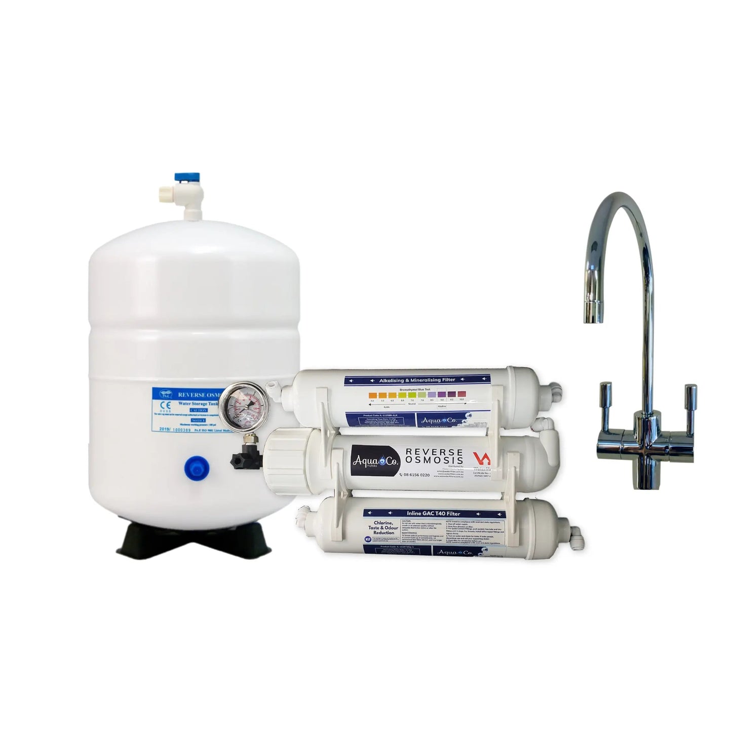 AquaCo ROCOMP Compact Reverse Osmosis System with Dedicated Tap