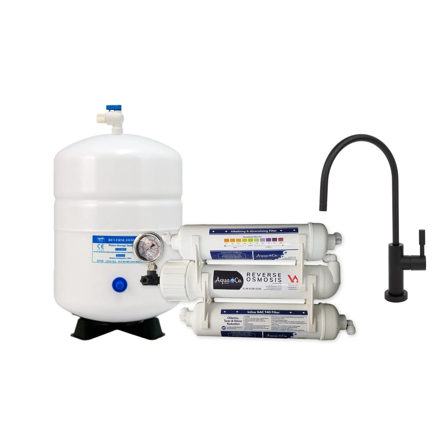 AquaCo ROCOMP Compact Reverse Osmosis System with Dedicated Tap