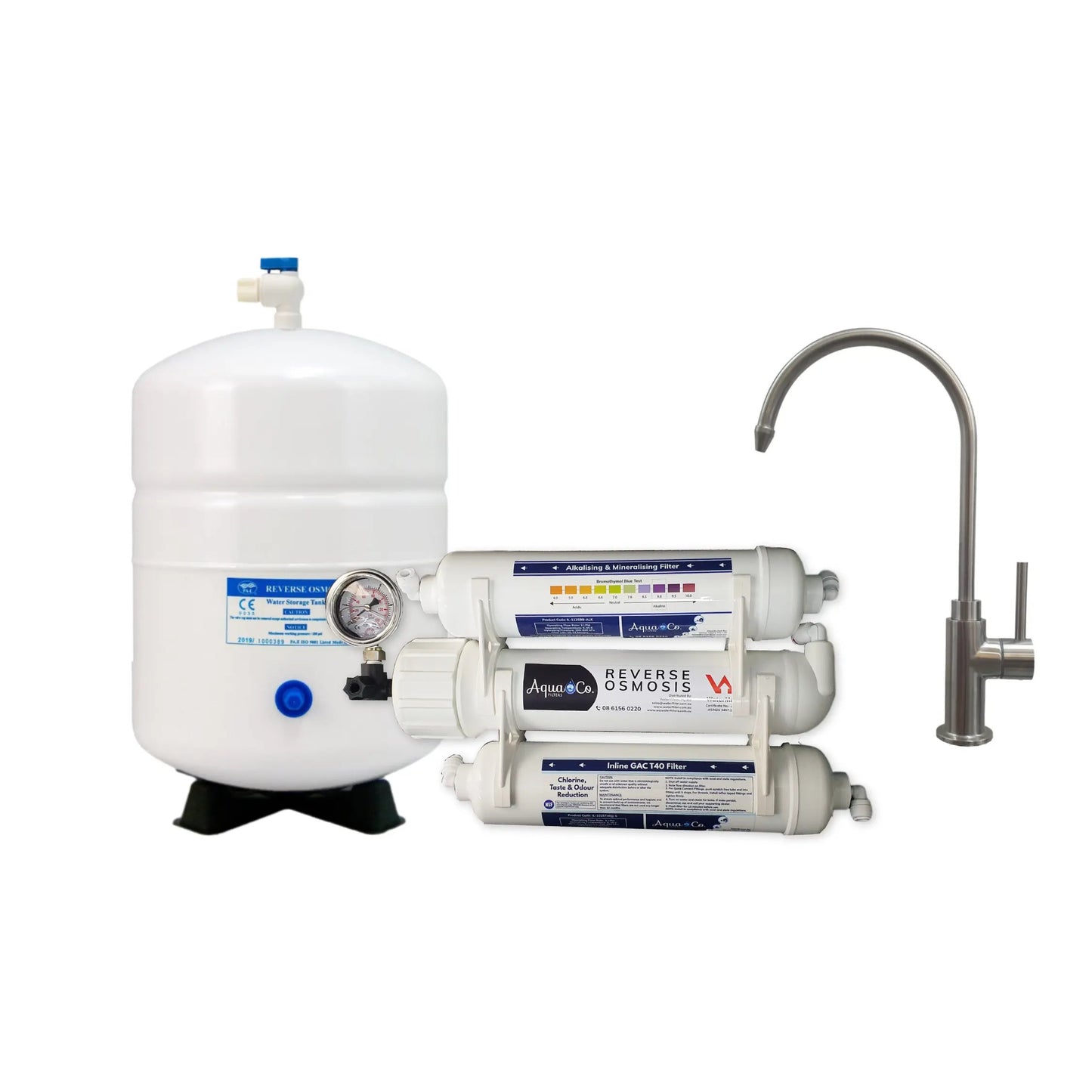 AquaCo ROCOMP Compact Reverse Osmosis System with Dedicated Tap