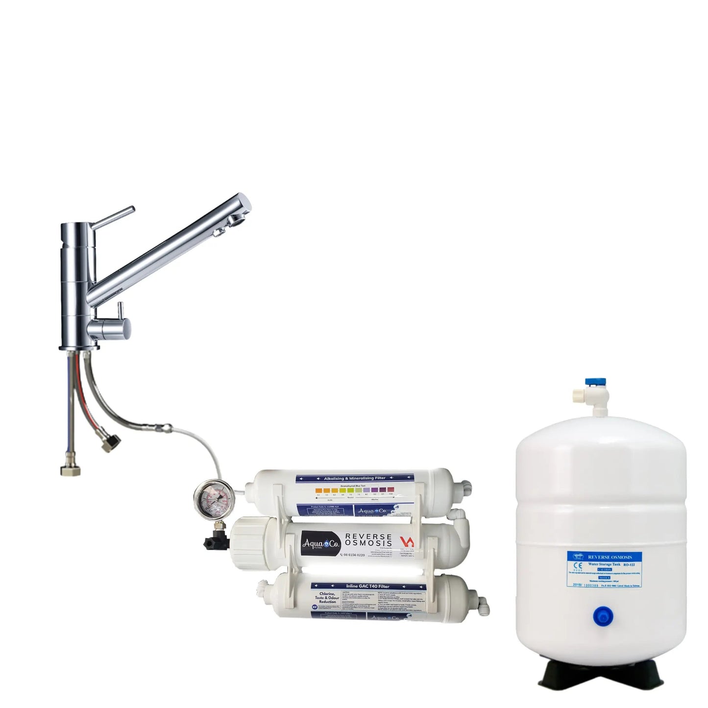 AquaCo ROCOMP Compact Reverse Osmosis System with 3 Way Mixer
