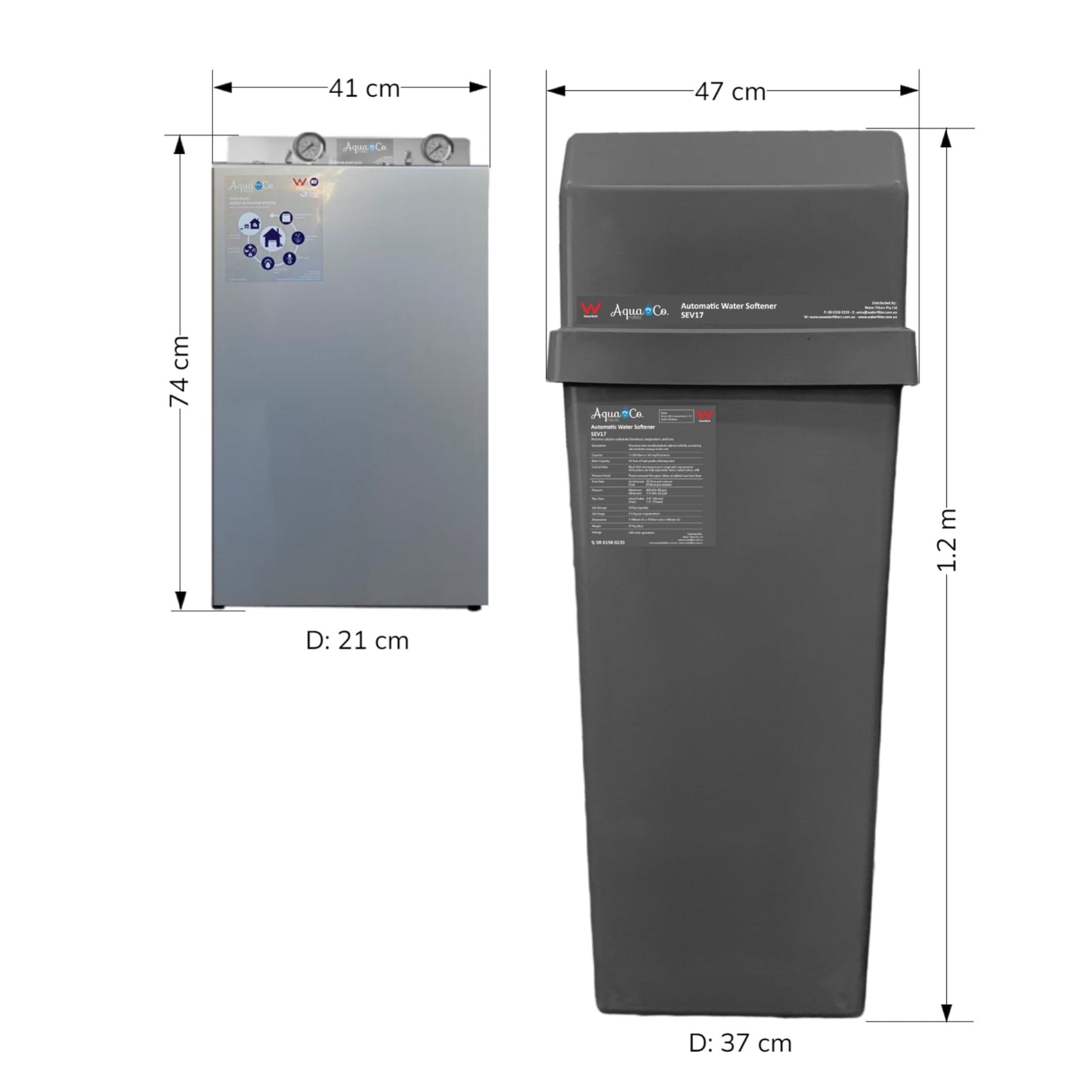 Water Softening Filter System SEV17 with Classic Pre-Filtration