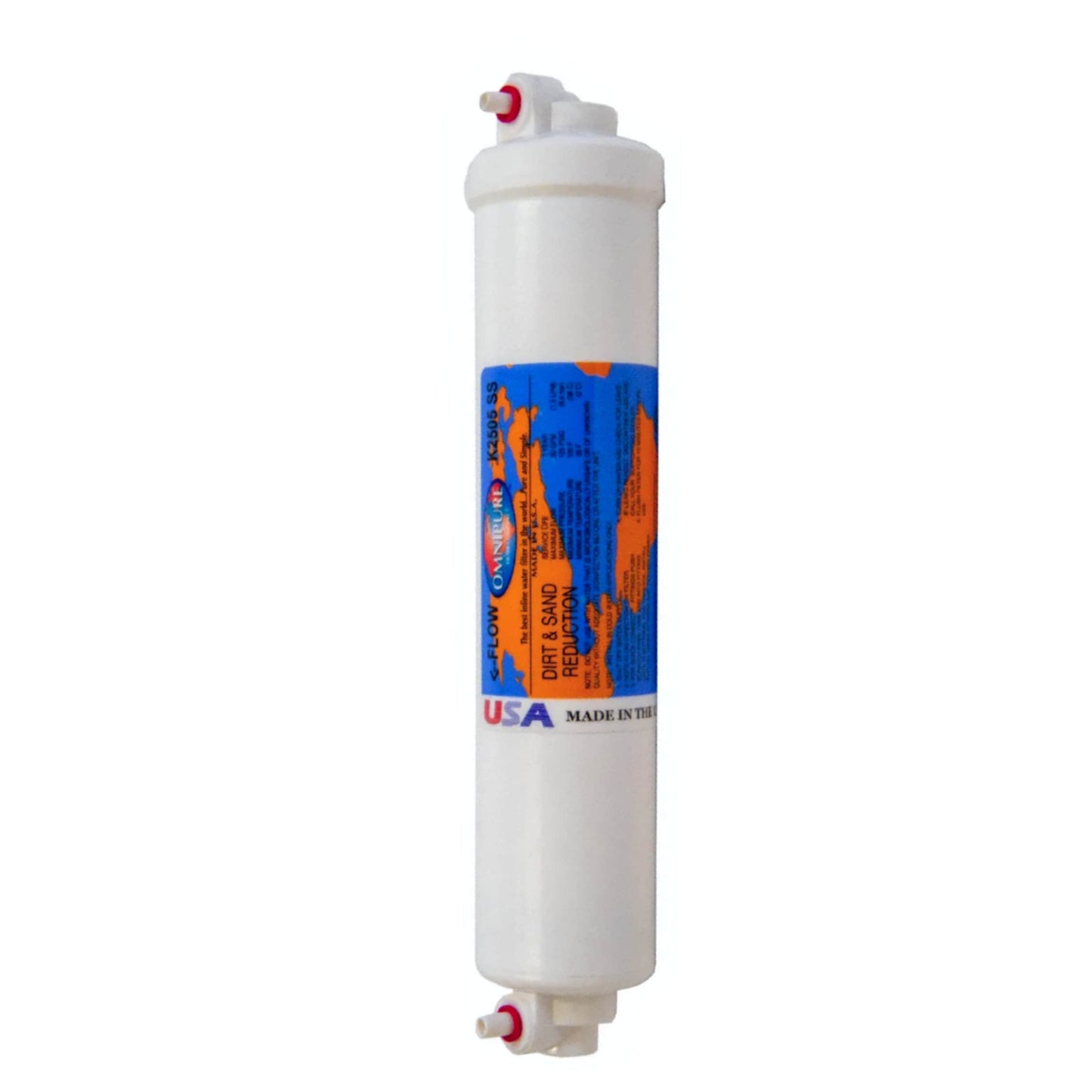 10" x 2" 5 Micron K2505 SS Omnipure Sediment Filter