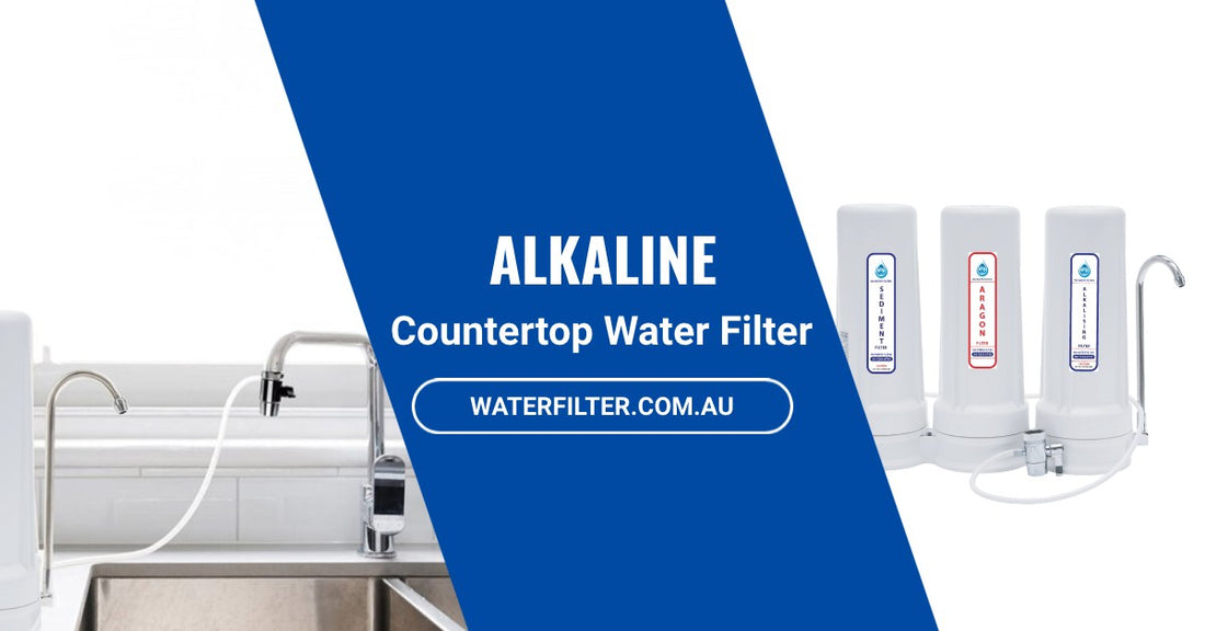 WFL Alkaline Countertop Water Filter - Three Filtration Stages For Mineralised Filtered Water