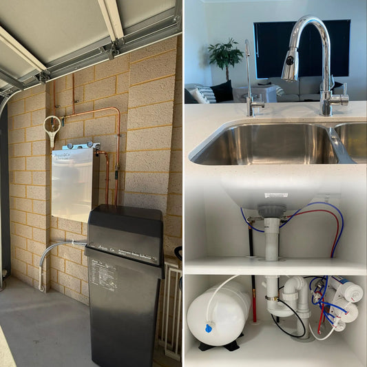 AquaCo SEV17 Whole House Water Softener with Advanced PFAS Filtration & ROCOMP Reverse Osmosis