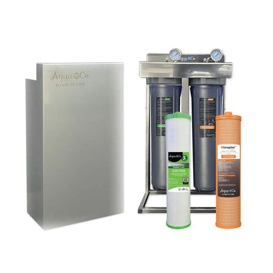 AquaCo® Premium PFAS Whole House Water Filter - Two Filtration Stages