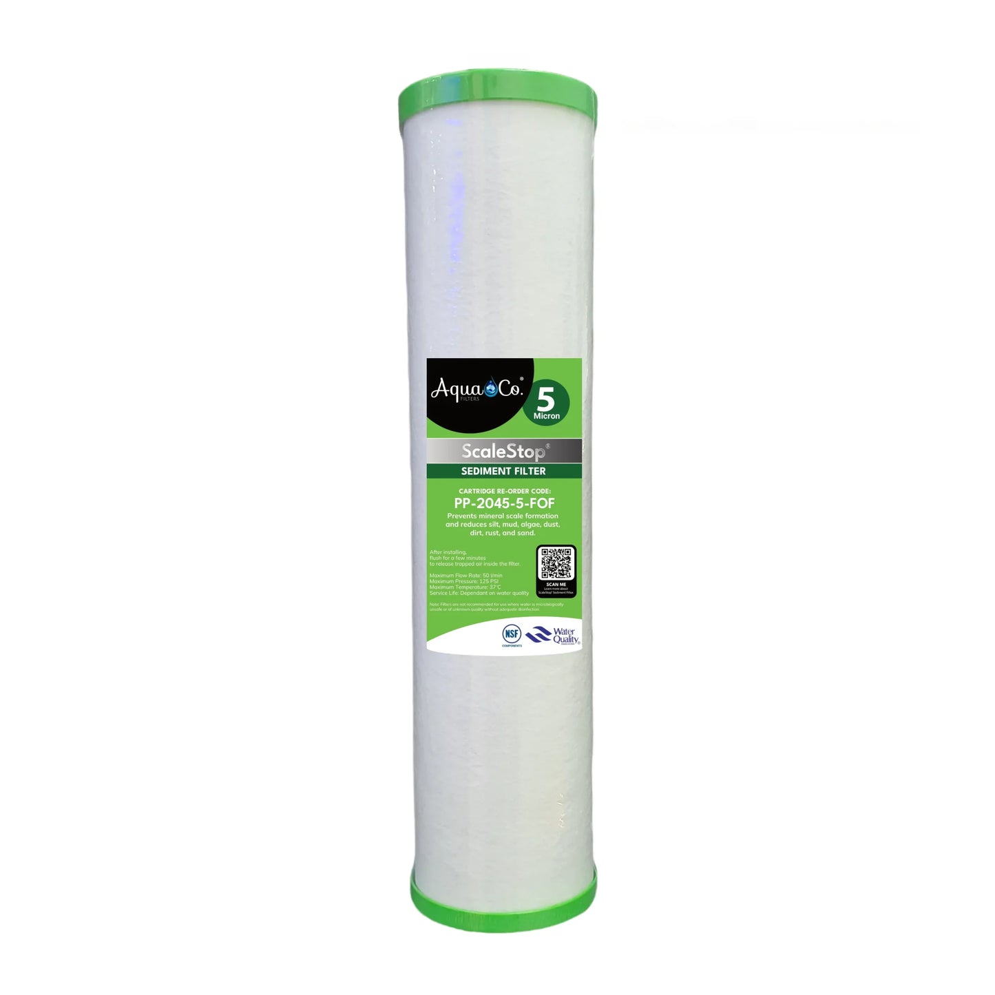 20" x 4.5" 5 Micron Triple Gradient ScaleStop® Sediment Filter