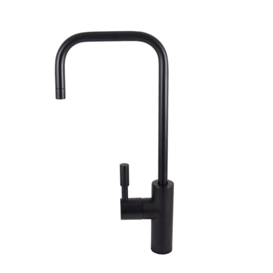 AquaCo Matte Black Long Petite Water Filter Tap - Model: TAP-PETITE-MB