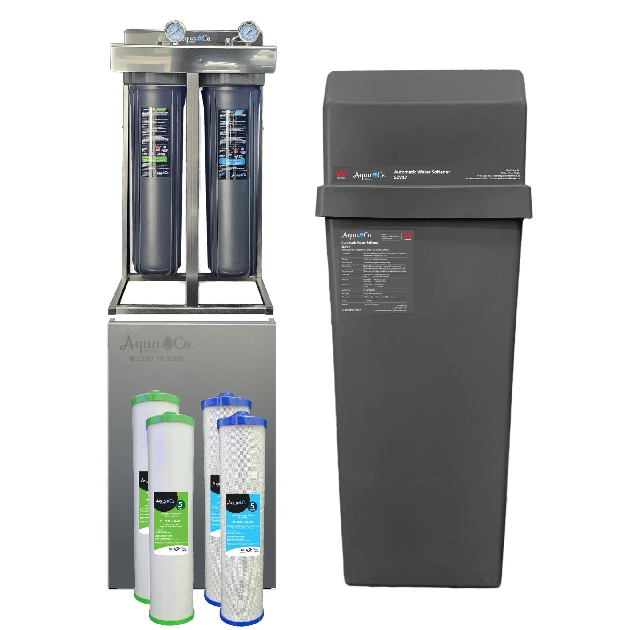 Water Softening Filter System SEV17 with Classic Pre-Filtration ...