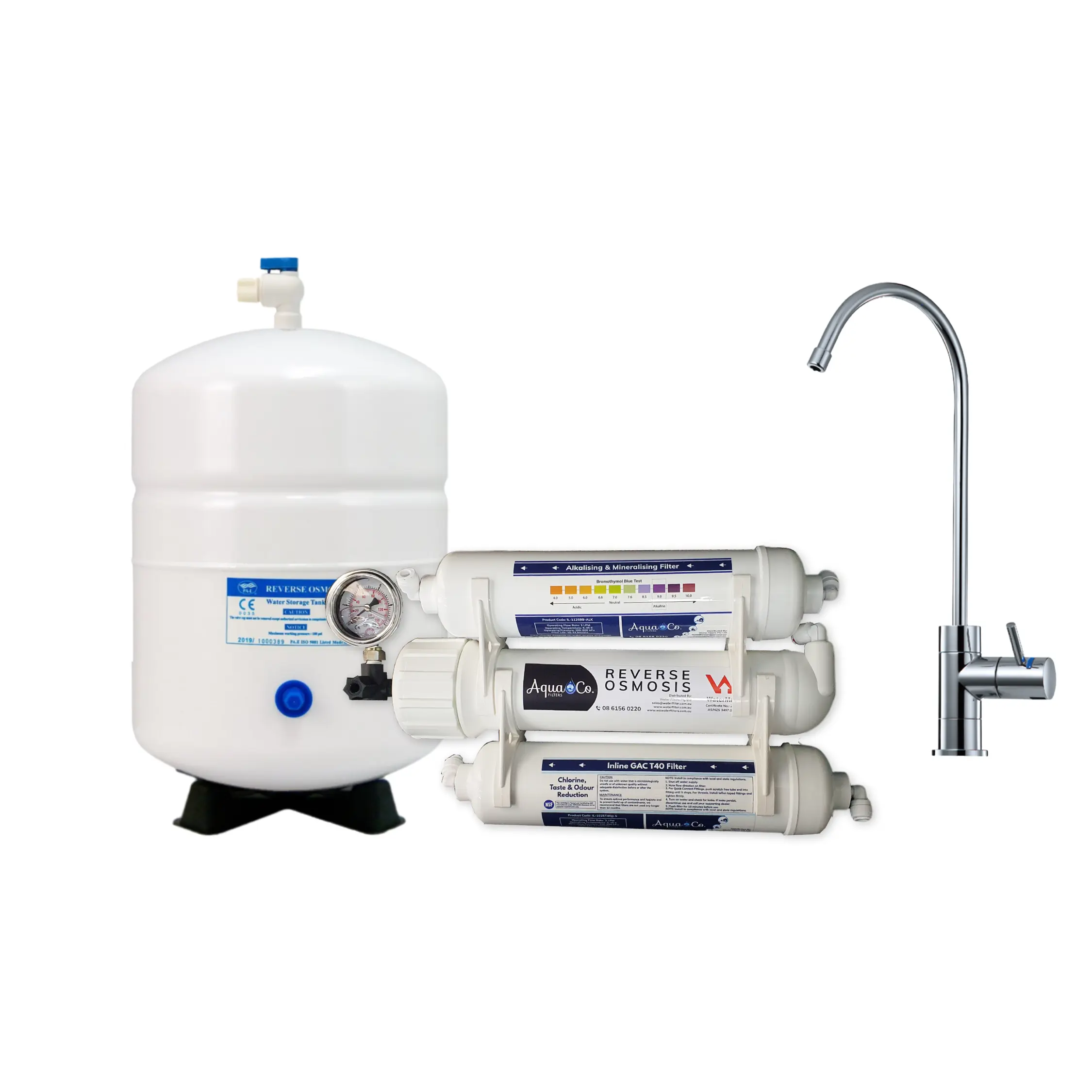 AquaCo ROCOMP Compact Reverse Osmosis System with Dedicated Tap ...
