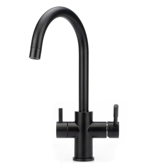 AquaCo 3 Way Mixer High Loop Matt Black