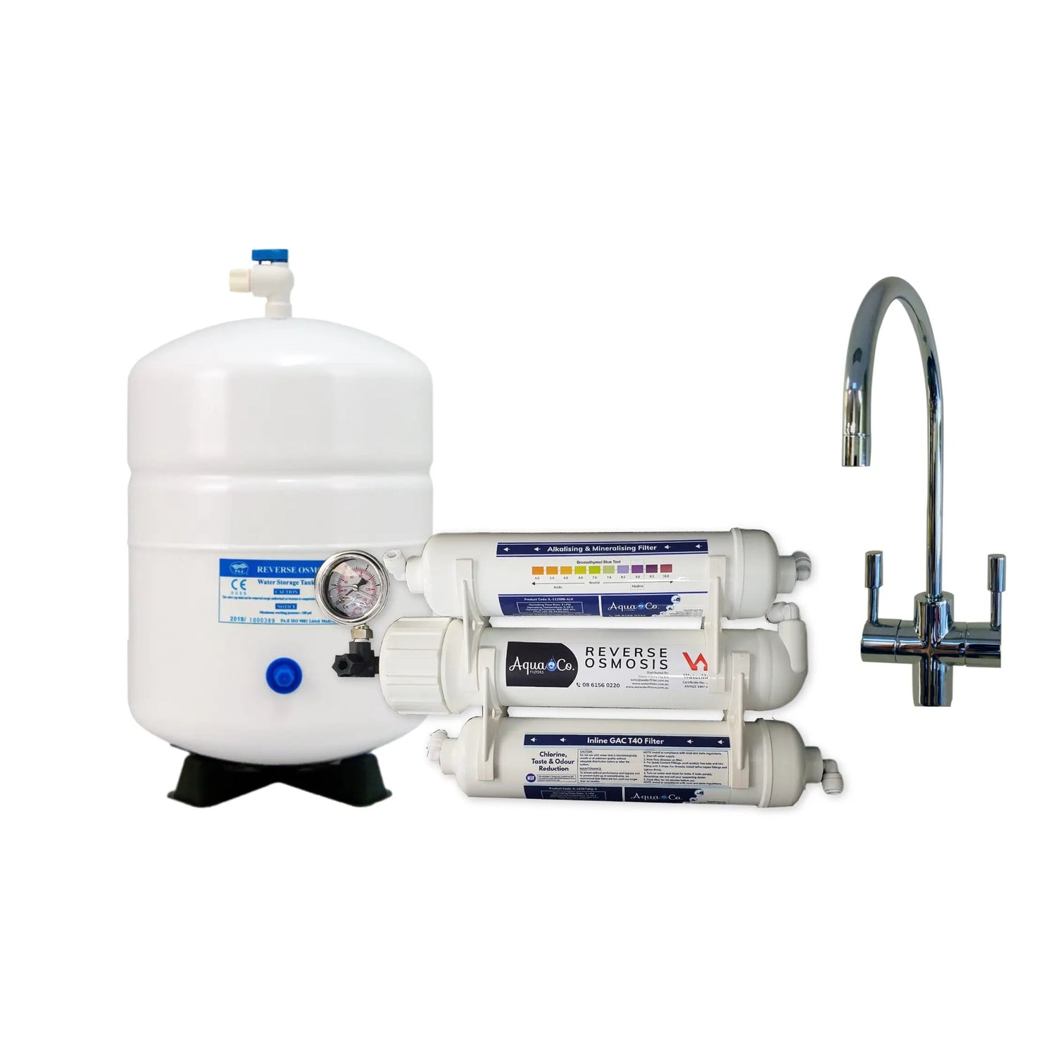 AquaCo ROCOMP Compact Reverse Osmosis System with Dedicated Tap ...